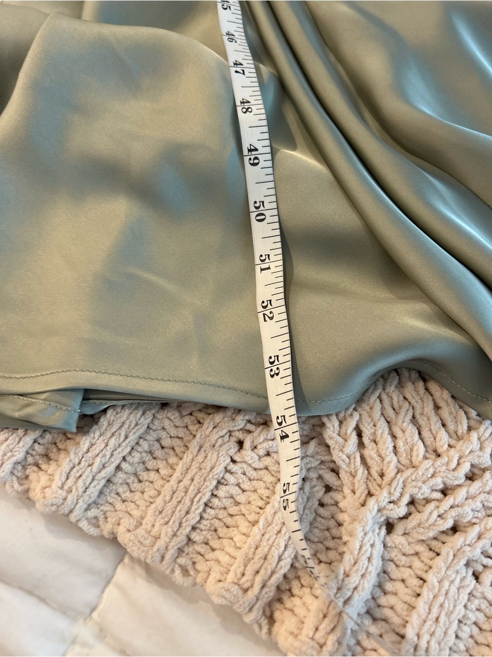 AKIRA Strapless Slip Dress in Olive Sage - Picture 9 of 11